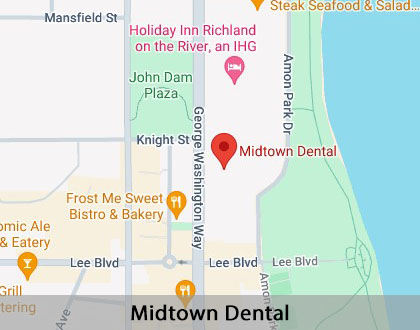 Map image for Composite Fillings in Richland, WA